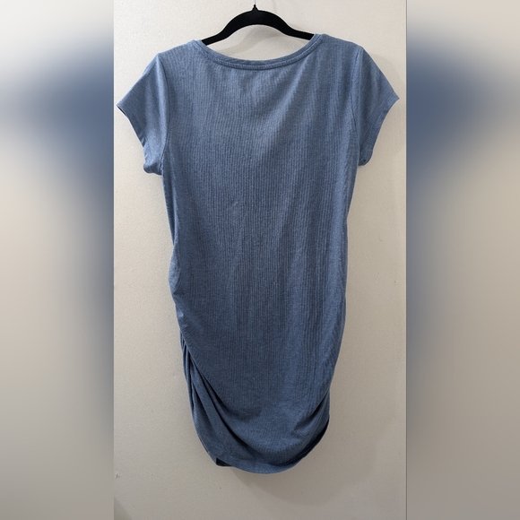 Thyme Maternity Casual Blue Women's Top - Picture 3 of 3